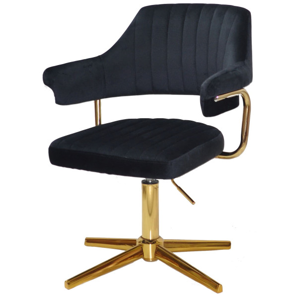 Стул Onder Mebli Jeff GD-MODERN BASE Черный B-1011 Бархат-1