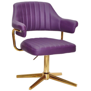 Стул Onder Mebli Jeff GD-MODERN BASE Фиолетовый 1031 Экокожа