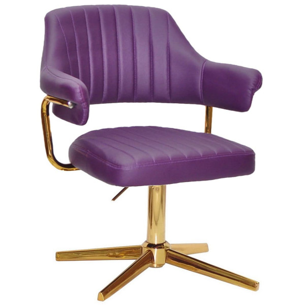 Стілець Onder Mebli Jeff GD-MODERN BASE Фіолетовий 1031 Екошкіра-0