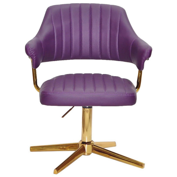 Стілець Onder Mebli Jeff GD-MODERN BASE Фіолетовий 1031 Екошкіра-1