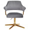Стул Onder Mebli Jeff GD-MODERN BASE Серый B-1034 Бархат-2-thumb