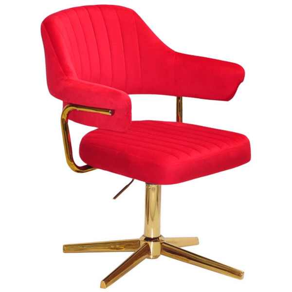 Стул Onder Mebli Jeff GD-MODERN BASE Красный B-1016 Бархат-0