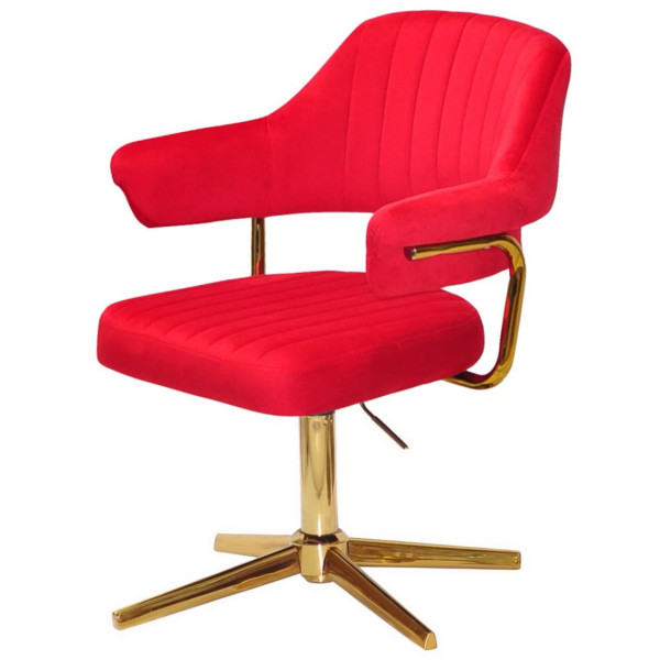 Стул Onder Mebli Jeff GD-MODERN BASE Красный B-1016 Бархат-2