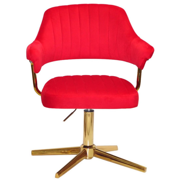 Стул Onder Mebli Jeff GD-MODERN BASE Красный B-1016 Бархат-1