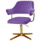 Стул Onder Mebli Jeff GD-MODERN BASE Пурпурный B-1013 Бархат-1-thumb