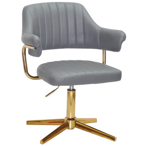 Стілець Onder Mebli Jeff GD-MODERN BASE Сірий 1001 Екошкіра