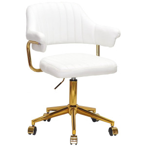 Стілець Onder Mebli Jeff GD-MODERN OFFICE Білий Екошкіра