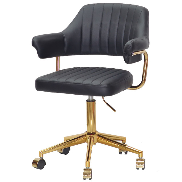 Стілець Onder Mebli Jeff GD-MODERN OFFICE Чорний Екошкіра-1