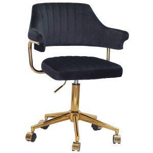 Стілець Onder Mebli Jeff GD-MODERN OFFICE Чорний B-1011 Оксамит