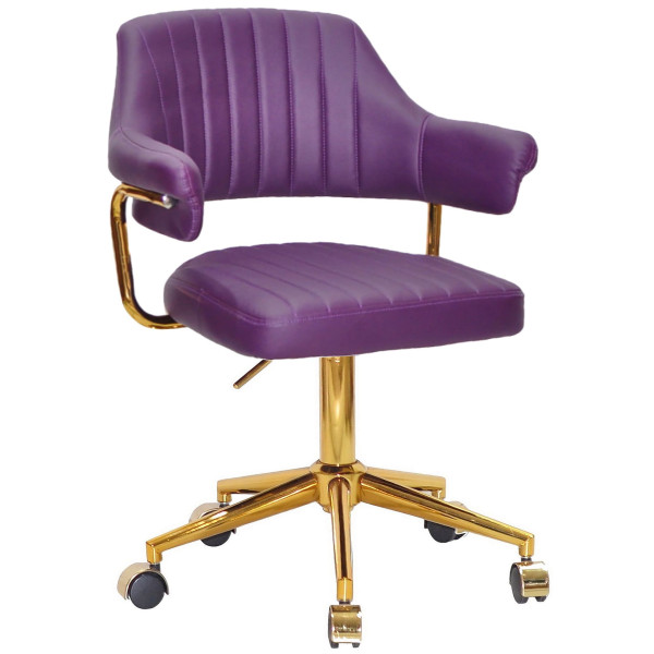 Стілець Onder Mebli Jeff GD-MODERN OFFICE Фіолетовий 1031 Екошкіра-0