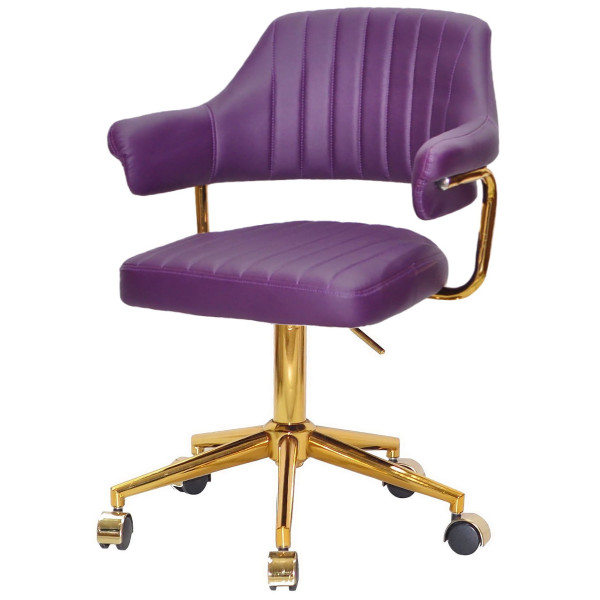 Стілець Onder Mebli Jeff GD-MODERN OFFICE Фіолетовий 1031 Екошкіра-2