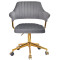 Стул Onder Mebli Jeff GD-MODERN OFFICE Серый B-1034 Бархат-2-thumb