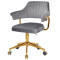 Стул Onder Mebli Jeff GD-MODERN OFFICE Серый B-1034 Бархат-1-thumb