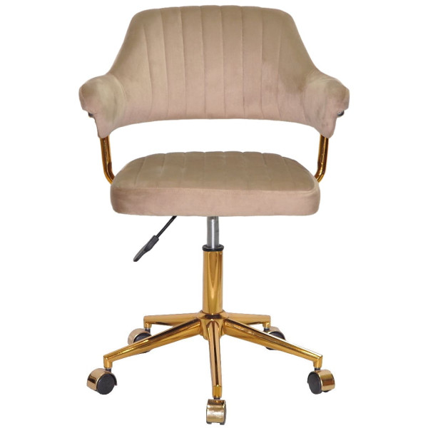 Стілець Onder Mebli Jeff GD-MODERN OFFICE Кавовий B-1042 Оксамит-1