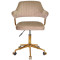 Стілець Onder Mebli Jeff GD-MODERN OFFICE Кавовий B-1042 Оксамит-1-thumb