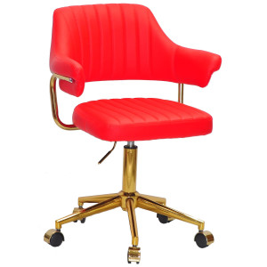 Стілець Onder Mebli Jeff GD-MODERN OFFICE Червоний 1007 Екошкіра