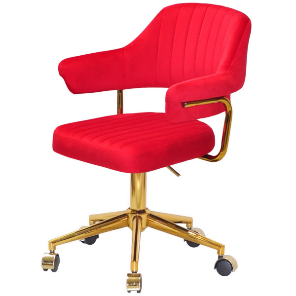 Стілець Onder Mebli Jeff GD-MODERN OFFICE Червоний B-1016 Оксамит-2