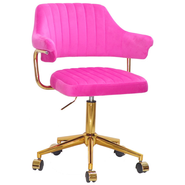 Стілець Onder Mebli Jeff GD-MODERN OFFICE Малина B-1023 Оксамит-0