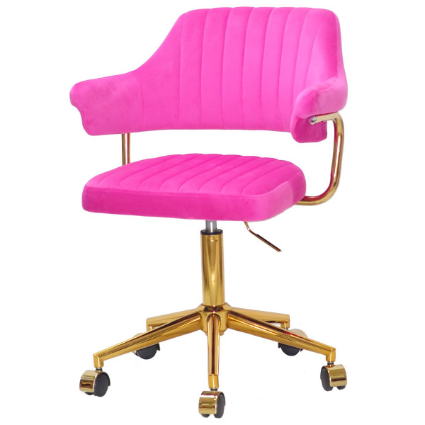 Стілець Onder Mebli Jeff GD-MODERN OFFICE Малина B-1023 Оксамит-1