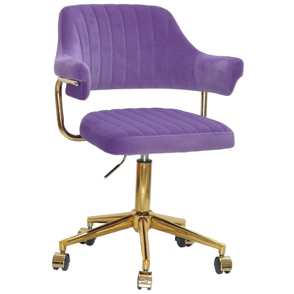 Стул Onder Mebli Jeff GD-MODERN OFFICE Пурпурный B-1013 Бархат-0