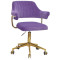 Стул Onder Mebli Jeff GD-MODERN OFFICE Пурпурный B-1013 Бархат-0-thumb