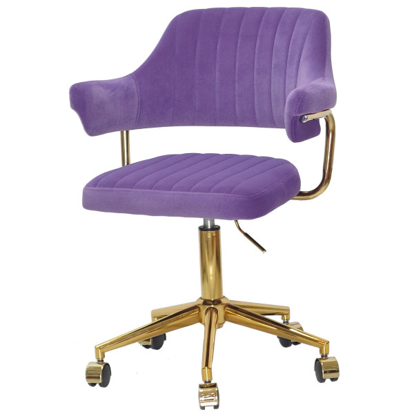 Стул Onder Mebli Jeff GD-MODERN OFFICE Пурпурный B-1013 Бархат-1