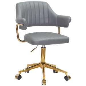 Стілець Onder Mebli Jeff GD-MODERN OFFICE Сірий 1001 Екошкіра