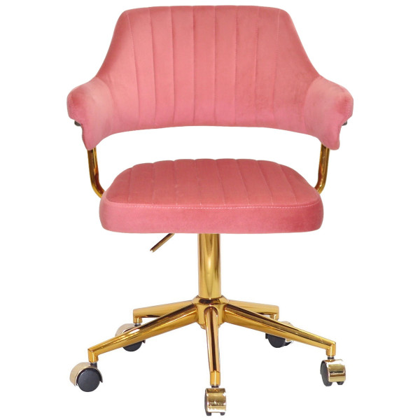 Стілець Onder Mebli Jeff GD-MODERN OFFICE Теракотовий B-1018 Оксамит-1