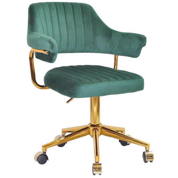 Стул Onder Mebli Jeff GD-MODERN OFFICE Зеленый B-1036 Бархат-0