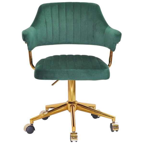 Стул Onder Mebli Jeff GD-MODERN OFFICE Зеленый B-1036 Бархат-1