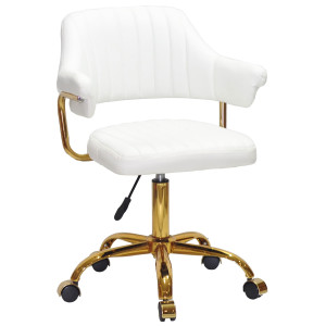 Стул Onder Mebli Jeff GD-OFFICE Белый Экокожа