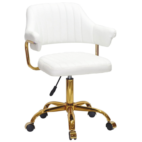 Стілець Onder Mebli Jeff GD-OFFICE Білий Екошкіра-0