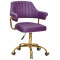 Стілець Onder Mebli Jeff GD-OFFICE Фіолетовий 1031 Екошкіра-0-thumb