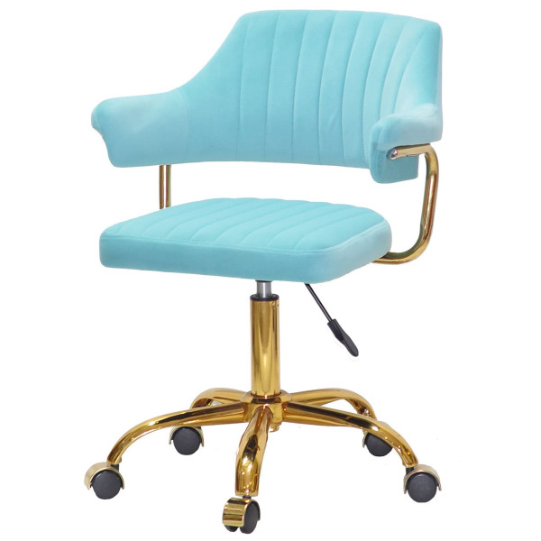 Стул Onder Mebli Jeff GD-OFFICE Голубой B-1019 Бархат-1