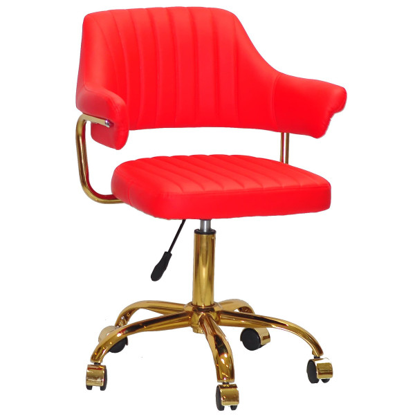 Стілець Onder Mebli Jeff GD-OFFICE Червоний 1007 Екошкіра-0