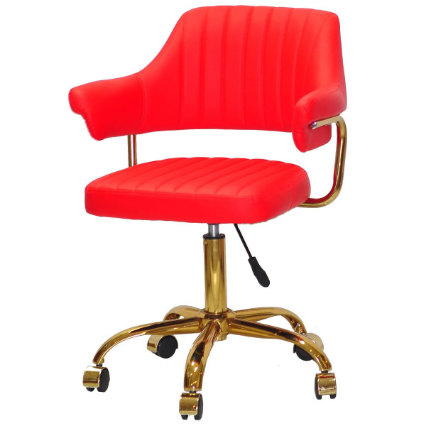 Стілець Onder Mebli Jeff GD-OFFICE Червоний 1007 Екошкіра-1