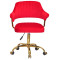 Стілець Onder Mebli Jeff GD-OFFICE Червоний B-1016 Оксамит-1-thumb