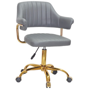 Стул Onder Mebli Jeff GD-OFFICE Серый 1001 Экокожа