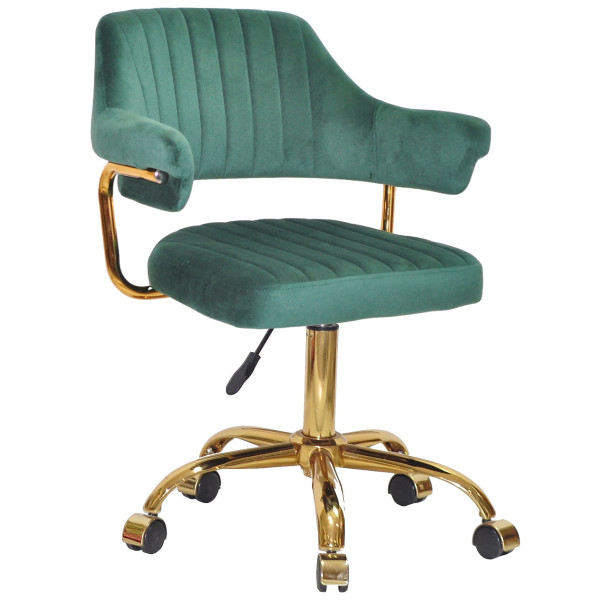 Стул Onder Mebli Jeff GD-OFFICE Зеленый B-1036 Бархат-0
