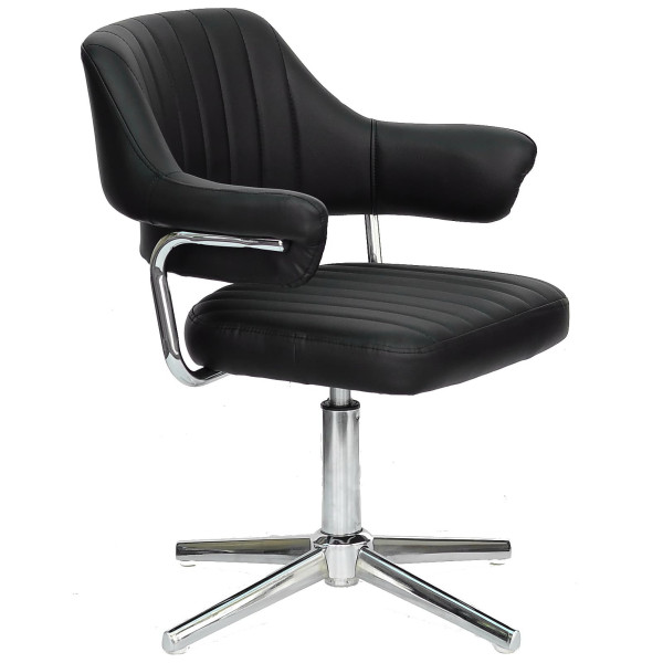 Стілець Onder Mebli Jeff MODERN BASE Чорний Екошкіра-0