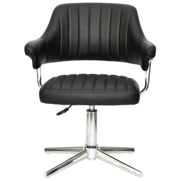 Стілець Onder Mebli Jeff MODERN BASE Чорний Екошкіра-1