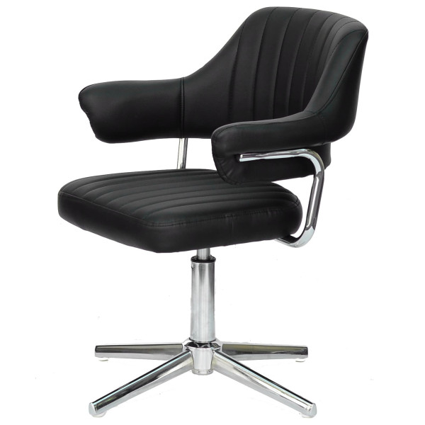 Стілець Onder Mebli Jeff MODERN BASE Чорний Екошкіра-2