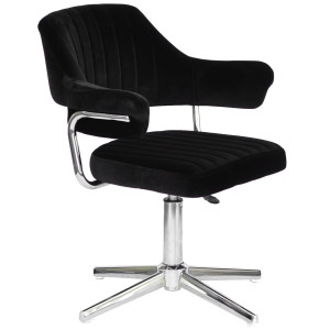 Стул Onder Mebli Jeff MODERN BASE Черный B-1011 Бархат