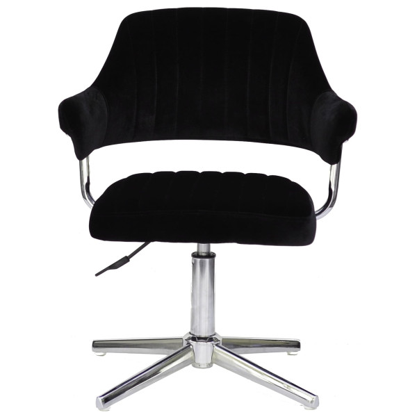 Стул Onder Mebli Jeff MODERN BASE Черный B-1011 Бархат-1