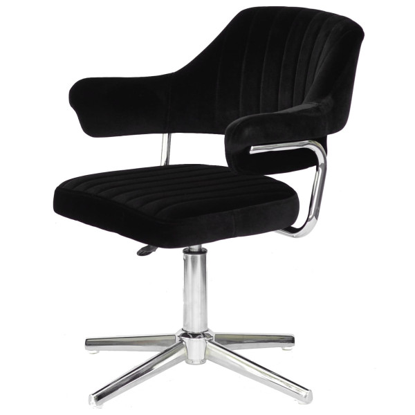 Стул Onder Mebli Jeff MODERN BASE Черный B-1011 Бархат-2