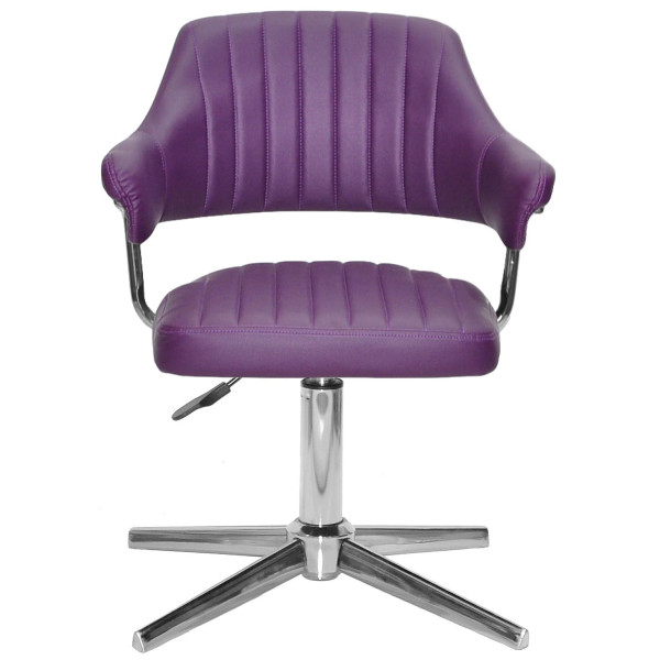 Стілець Onder Mebli Jeff MODERN BASE Фіолетовий 1031 Екошкіра-1