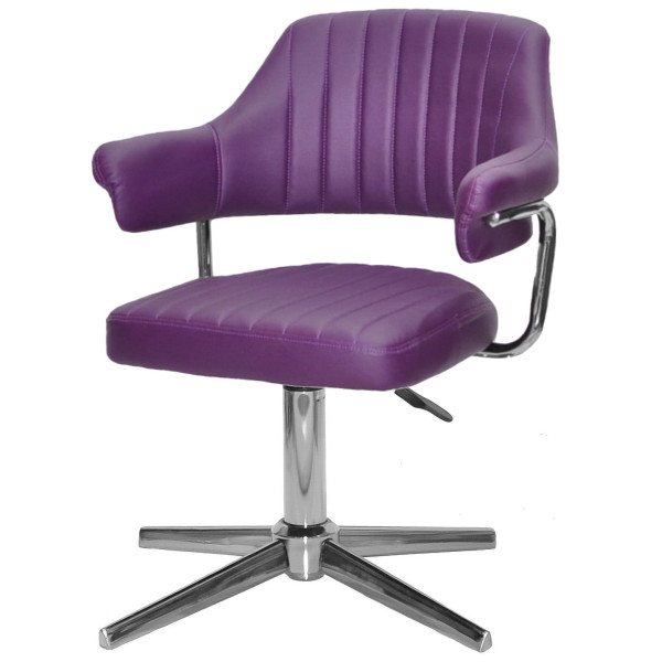 Стілець Onder Mebli Jeff MODERN BASE Фіолетовий 1031 Екошкіра-2