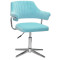 Стілець Onder Mebli Jeff MODERN BASE Блакитний B-1019 Оксамит-0-thumb