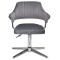 Стул Onder Mebli Jeff MODERN BASE Серый B-1034 Бархат-2-thumb