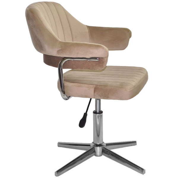 Стул Onder Mebli Jeff MODERN BASE Кофейный B-1042 Бархат-2